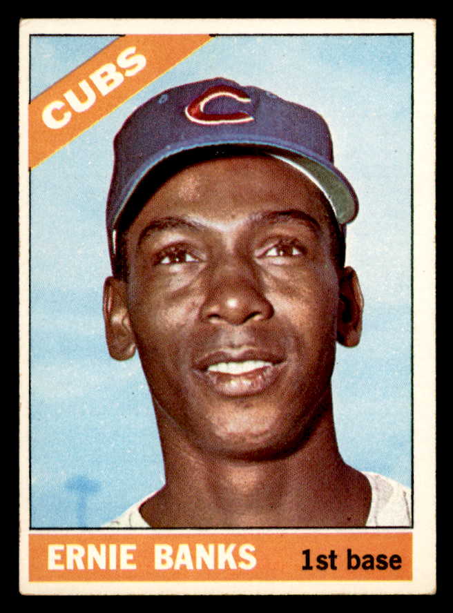 1966 Topps Baseball #110 Ernie Banks Cubs VG 540878
