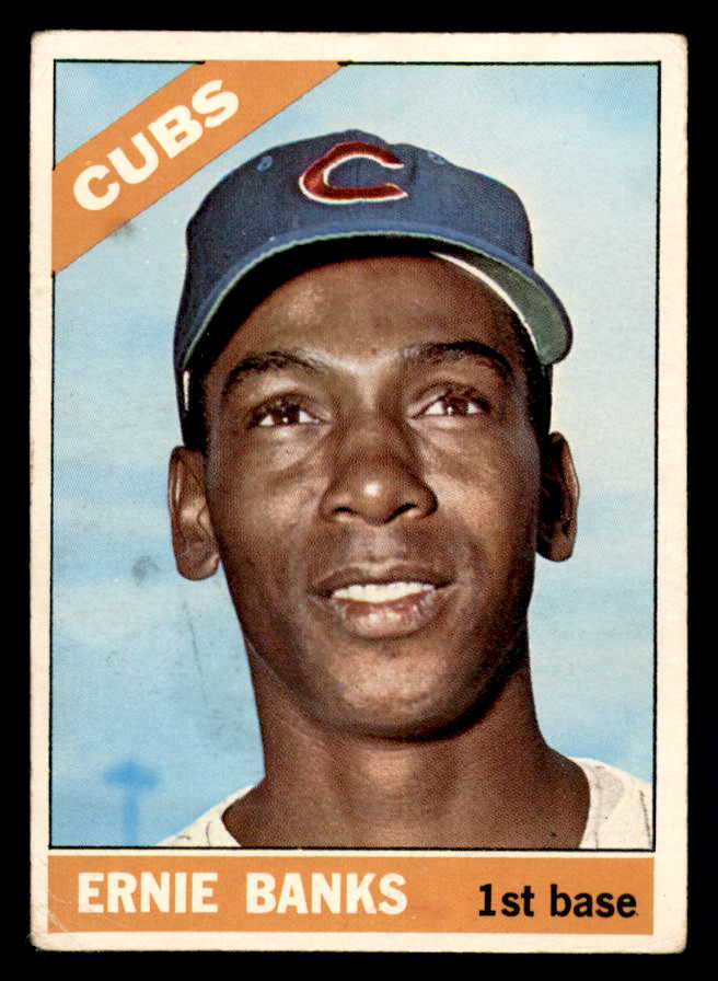 1966 Topps Baseball #110 Ernie Banks Cubs VG 540879