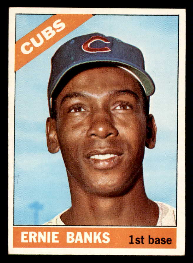 1966 Topps Baseball #110 Ernie Banks Cubs EX 540880