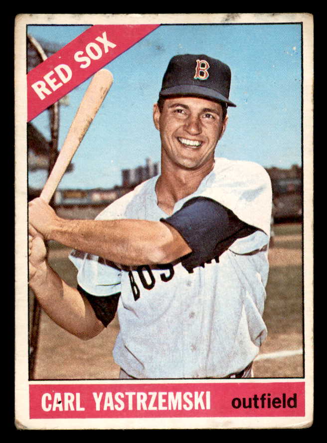 1966 Topps Baseball #070 Carl Yastrzemski Red Sox GD-VG 540881