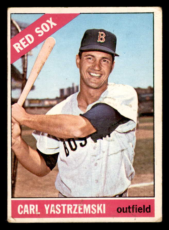1966 Topps Baseball #070 Carl Yastrzemski Red Sox VG 540882