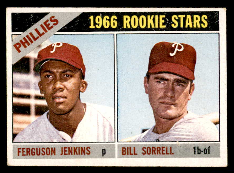 1966 Topps Baseball #254 Fergie Jenkins Phillies VG-EX 540885