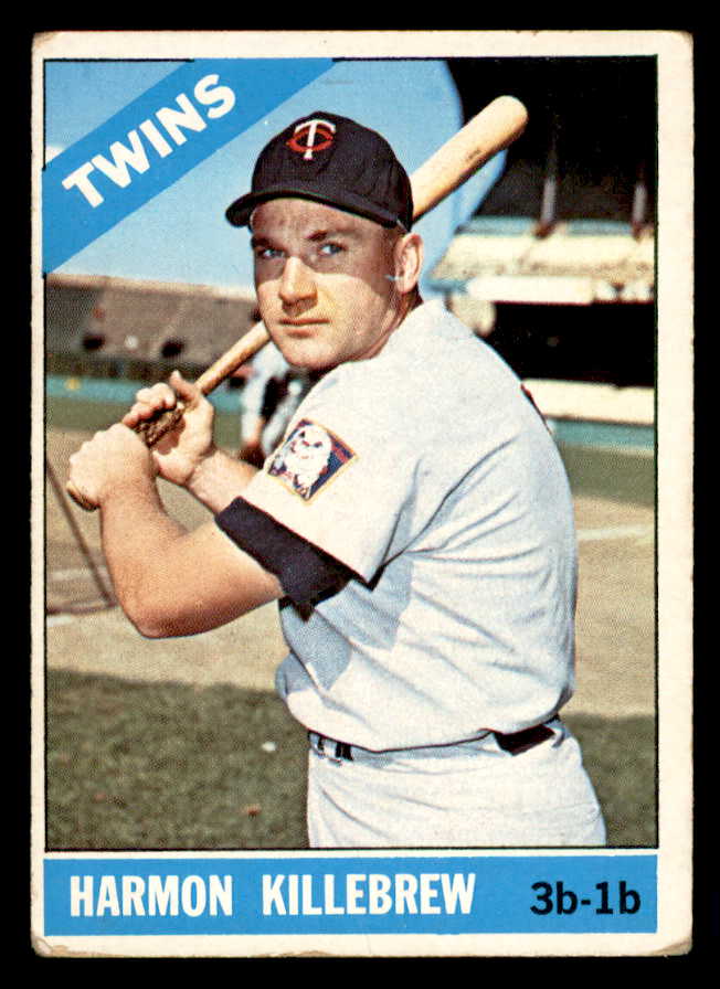 1966 Topps Baseball #120 Harmon Killebrew Twins VG 540888