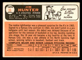1966 Topps Baseball #036 Catfish Hunter A's VG 540889
