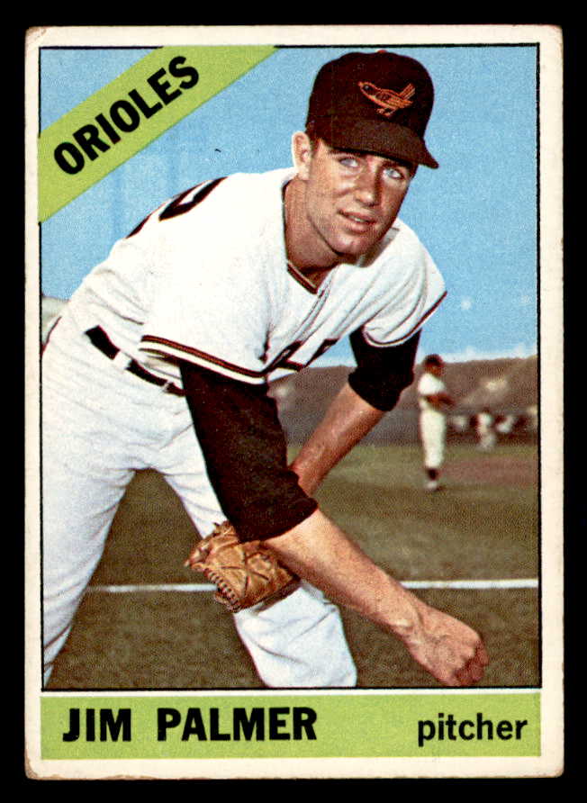 1966 Topps Baseball #126 Jim Palmer Orioles VG 540896