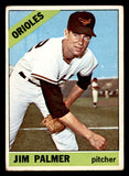 1966 Topps Baseball #126 Jim Palmer Orioles VG 540896