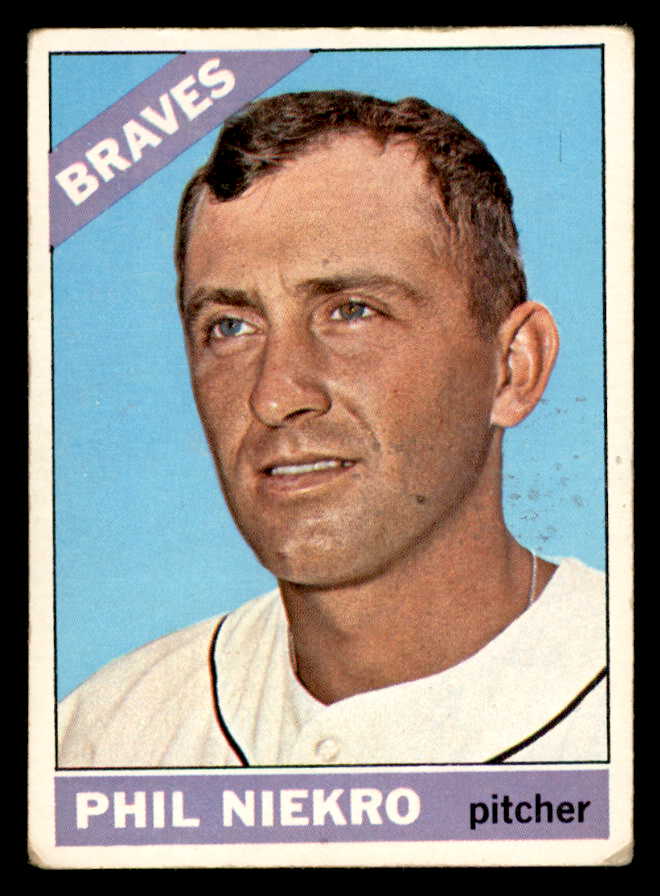1966 Topps Baseball #028 Phil Niekro Braves VG 540898