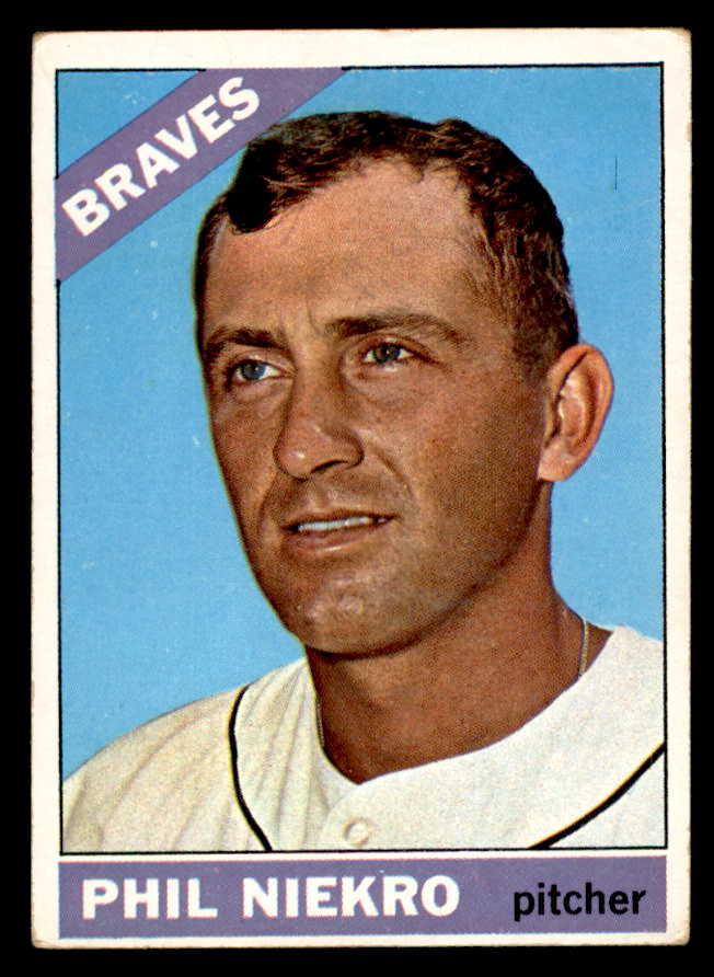 1966 Topps Baseball #028 Phil Niekro Braves VG 540899