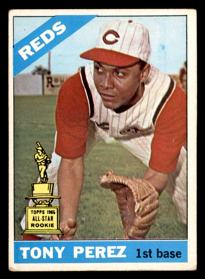 1966 Topps Baseball #072 Tony Perez Reds VG 540900