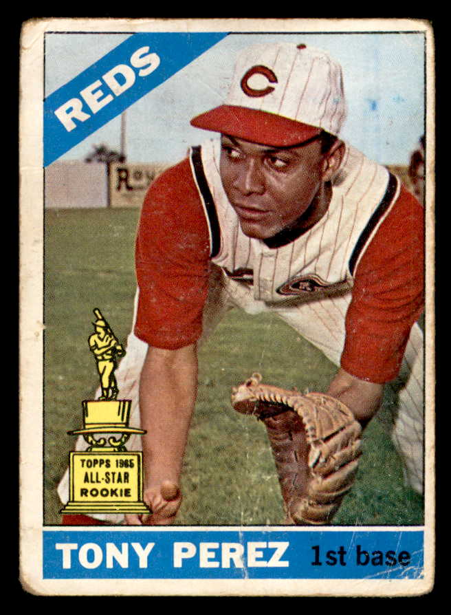 1966 Topps Baseball #072 Tony Perez Reds FR-GD 540901