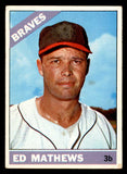 1966 Topps Baseball #200 Eddie Mathews Braves VG-EX 540910