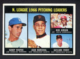 1967 Topps Baseball #236 N.L. Win Leaders Sandy Koufax EX 540917