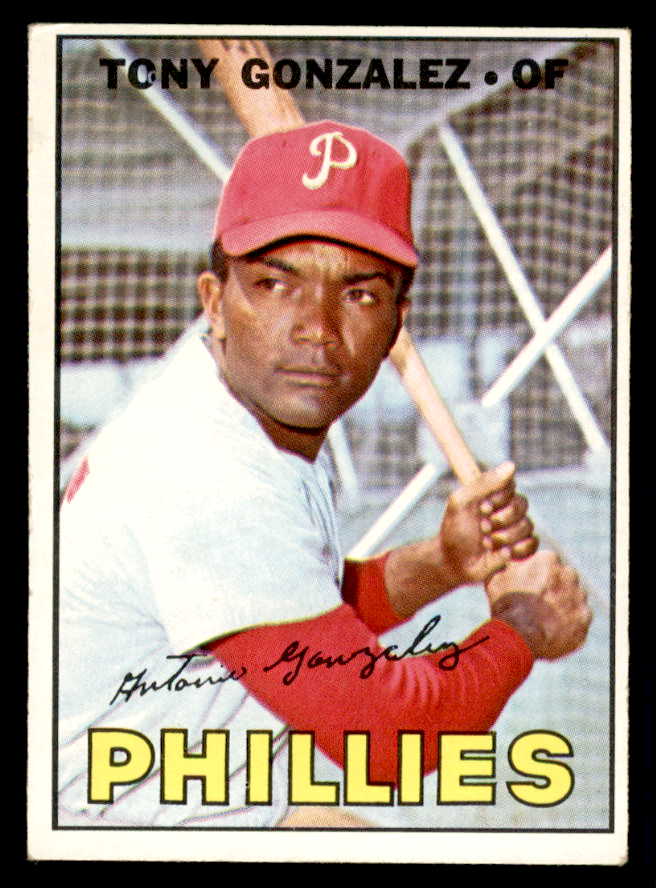1967 Topps Baseball #548 Tony Gonzalez Phillies VG-EX 540930