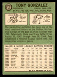 1967 Topps Baseball #548 Tony Gonzalez Phillies VG-EX 540930