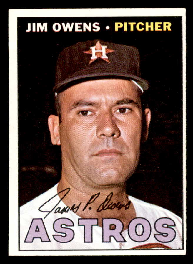 1967 Topps Baseball #582 Jim Owens Astros EX-MT 540942