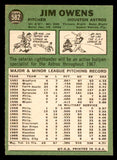 1967 Topps Baseball #582 Jim Owens Astros EX-MT 540942