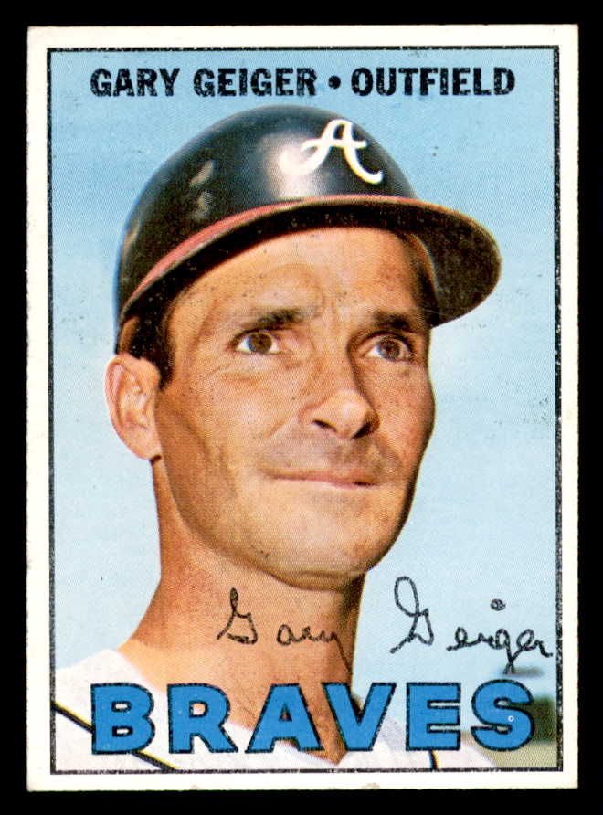 1967 Topps Baseball #566 Gary Geiger Braves EX-MT 540943