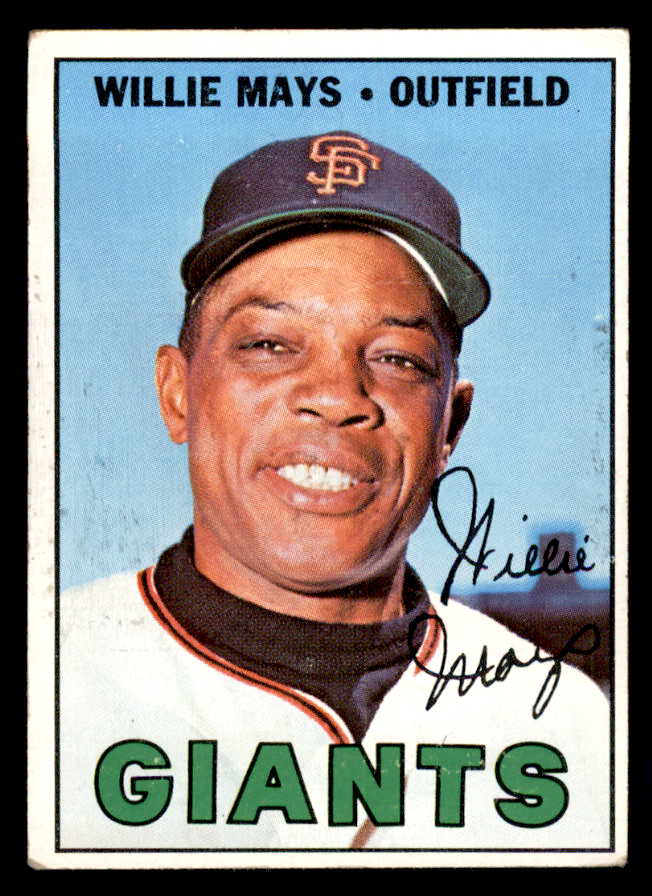 1967 Topps Baseball #200 Willie Mays Giants GD-VG 540948