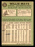 1967 Topps Baseball #200 Willie Mays Giants GD-VG 540948