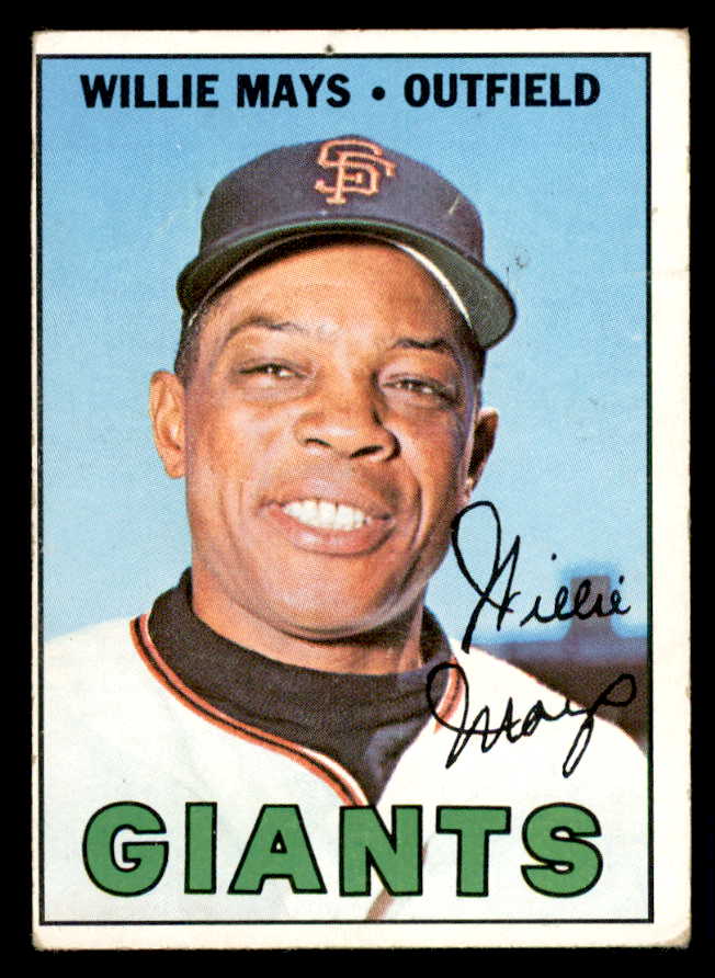 1967 Topps Baseball #200 Willie Mays Giants Good 540949