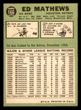 1967 Topps Baseball #166 Eddie Mathews Astros GD-VG 540950