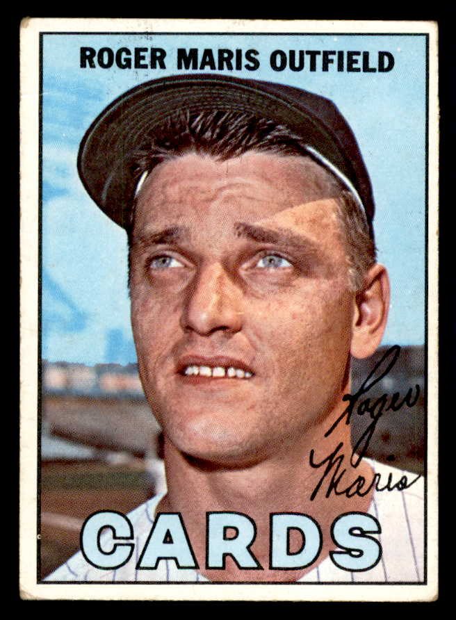 1967 Topps Baseball #045 Roger Maris Cardinals VG 540953