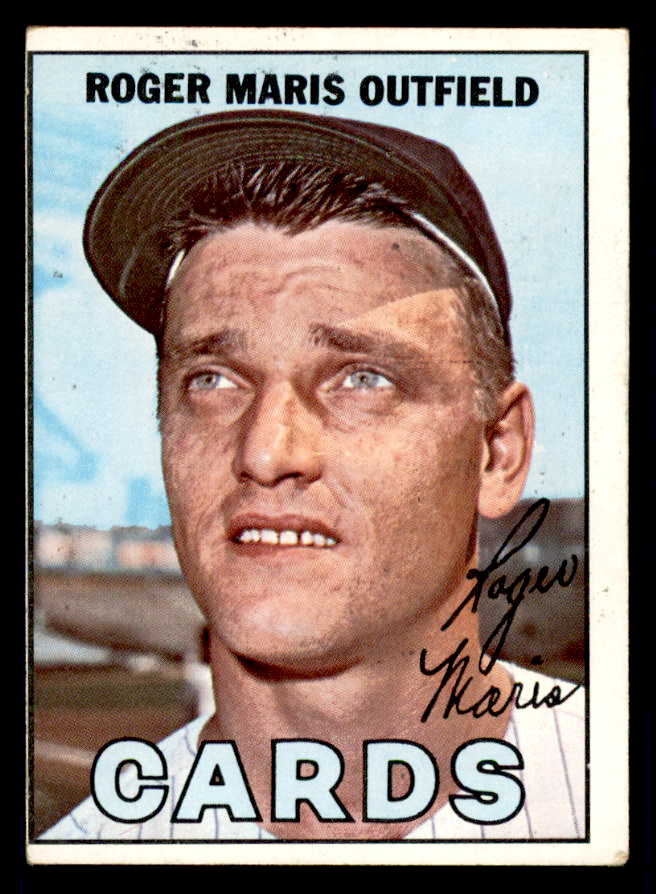 1967 Topps Baseball #045 Roger Maris Cardinals VG 540954