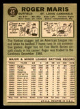 1967 Topps Baseball #045 Roger Maris Cardinals VG 540954