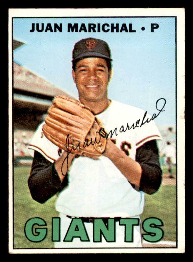 1967 Topps Baseball #500 Juan Marichal Giants EX 540958
