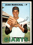1967 Topps Baseball #500 Juan Marichal Giants EX 540958