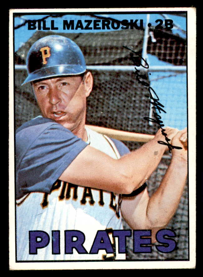 1967 Topps Baseball #510 Bill Mazeroski Pirates VG-EX 540961