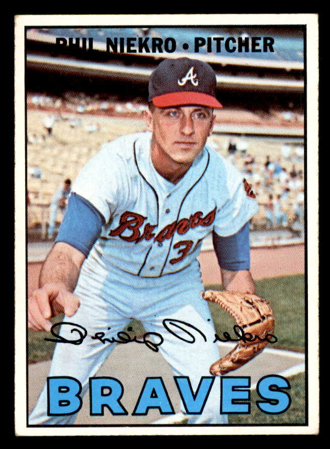 1967 Topps Baseball #456 Phil Niekro Braves EX-MT 540963