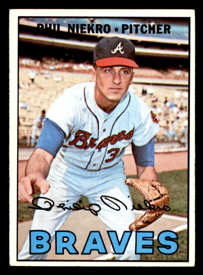 1967 Topps Baseball #456 Phil Niekro Braves EX+/EX-MT 540964