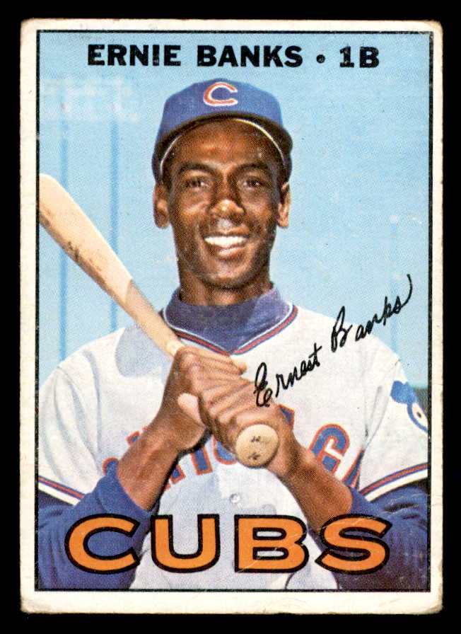 1967 Topps Baseball #215 Ernie Banks Cubs VG 540979