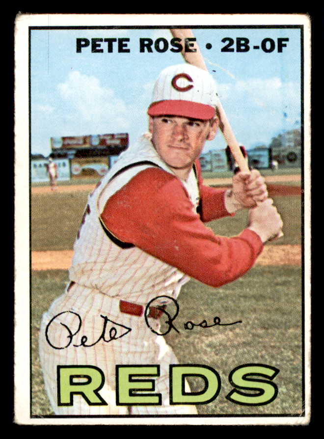 1967 Topps Baseball #430 Pete Rose Reds VG 540986