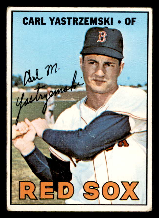 1967 Topps Baseball #355 Carl Yastrzemski Red Sox VG 540991