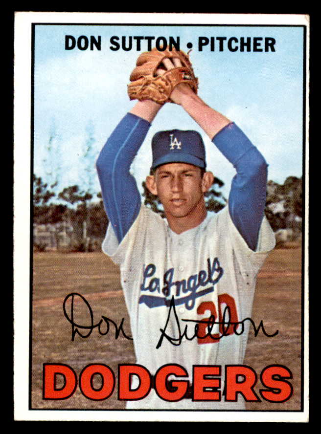 1967 Topps Baseball #445 Don Sutton Dodgers EX 540998