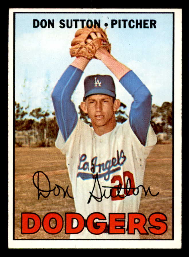 1967 Topps Baseball #445 Don Sutton Dodgers EX-MT 540999