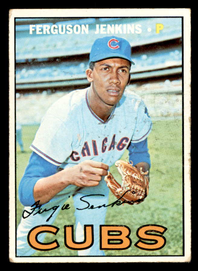 1967 Topps Baseball #333 Fergie Jenkins Cubs VG 541001