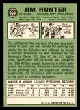1967 Topps Baseball #369 Catfish Hunter A's EX+/EX-MT 541003
