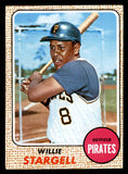 1968 Topps Baseball #086 Willie Stargell Pirates EX 541008