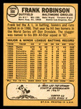1968 Topps Baseball #500 Frank Robinson Orioles VG 541012