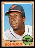 1968 Topps Baseball #500 Frank Robinson Orioles VG-EX 541013