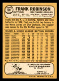 1968 Topps Baseball #500 Frank Robinson Orioles VG-EX 541013