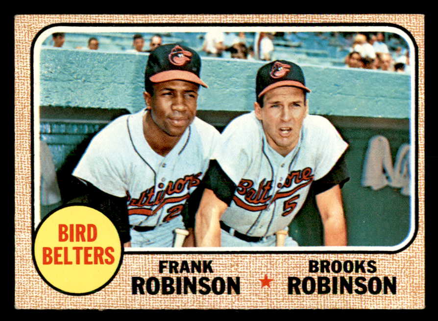 1968 Topps Baseball #530 Brooks Robinson Frank Robinson EX-MT 541016