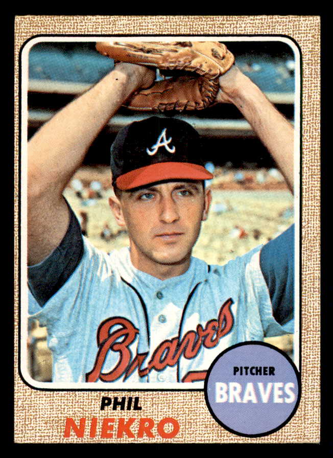 1968 Topps Baseball #257 Phil Niekro Braves EX+/EX-MT 541018
