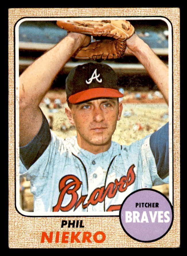 1968 Topps Baseball #257 Phil Niekro Braves VG-EX 541019