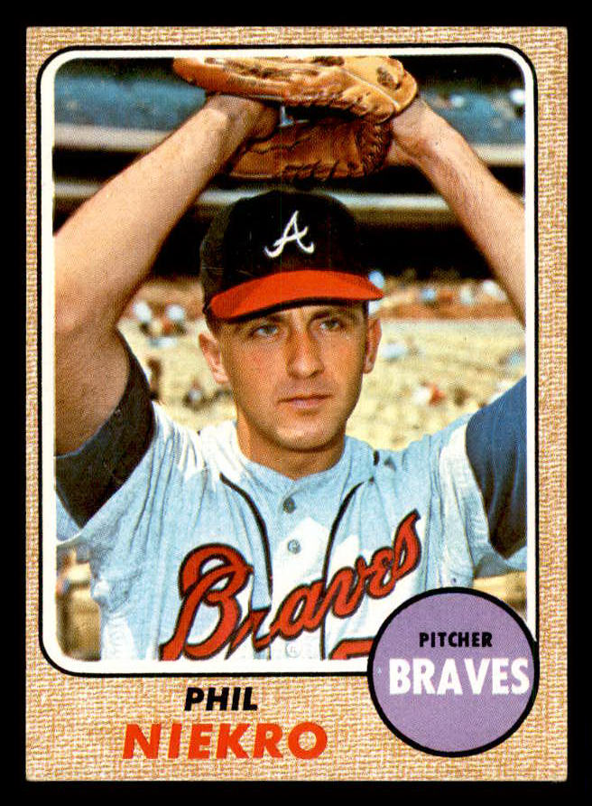 1968 Topps Baseball #257 Phil Niekro Braves EX-MT 541020