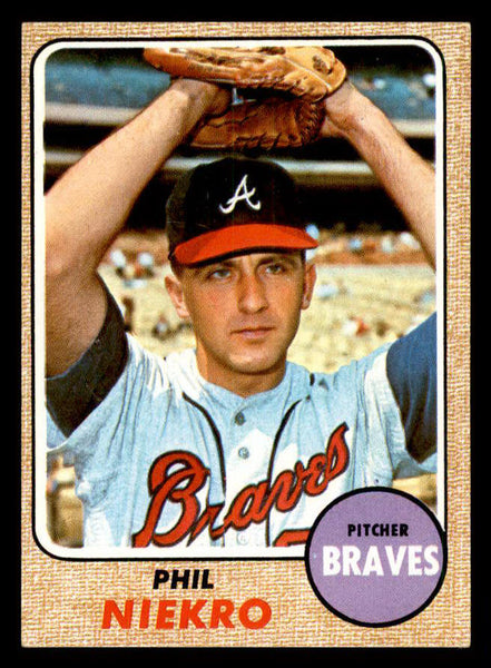 1968 Topps Baseball #257 Phil Niekro Braves EX-MT 541020