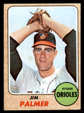 1968 Topps Baseball #575 Jim Palmer Orioles VG 541021